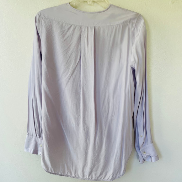 Rag & Bone Silk Lilac top size S/P - Picture 7 of 11